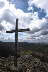 Gipfelkreuz am Rossfels