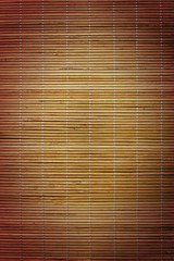 bamboo mat background with vignette