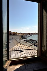 Window view over Venice