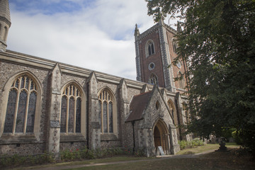 Fototapeta na wymiar St Albans, Historical City in England Hertfordshire