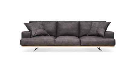 Luxury sofa on white background, including clipping path