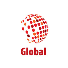 vector logo globe
