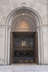 Naklejka premium Mayo Clinic, Plummer building in Rochester, Minnesota, USA
