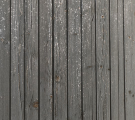 Weathered wooden plank flooring