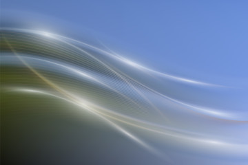 An abstract vector background of swirled lines and flashes of light, copyspace for text