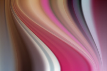 Abstract vector background for graphic design. Multicolored wavy lines. Brown and pink colors.