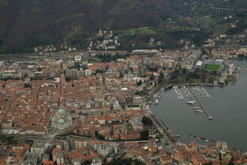 Como city from Brunate