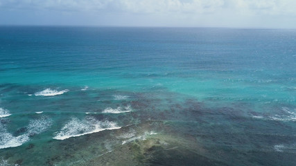lagon en Guadeloupe
