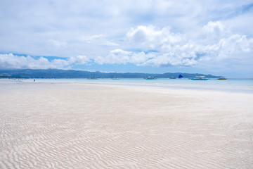 White beach on Boracay island, Philippines