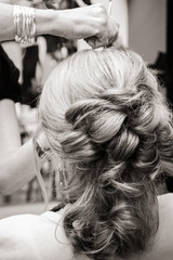 Fototapeta premium Wedding Hairstyle