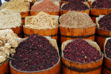 Egypt. Spices in the Eastern Bazaar