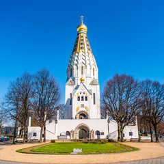 Russian Orthodox Memorial Church in Leipzig, Germany