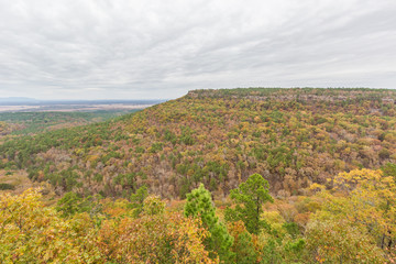 Fototapeta premium Nebo, petit jean, state park, arkansas fall season, fall colors 
