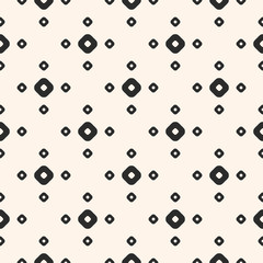 Universal vector seamless pattern with small perforated circles, rings. Abstract minimalist geometric background. Subtle monochrome texture. Funky design element for prints, decor, textile, stationery