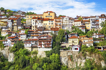 Fototapeta na wymiar Facades of Veliko Tarnovo (Bulgaria)
