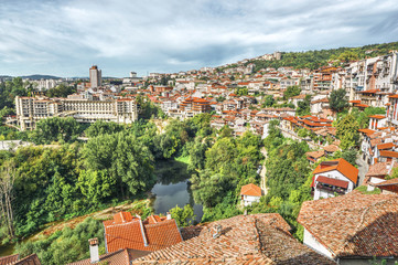 Cityscape of Veliko Tarnovo (Bulgaria)
