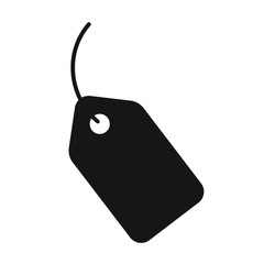 Preisanh&auml;nger, Etikett leer - Vektor Illustration, freigestellt auf wei&szlig;em Hintergrund