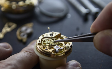 Mechanical watch repair