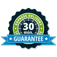 30 minutes Express Delivery illustration