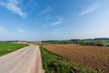 Ackerland Straße Sendemast