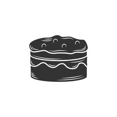 Pie icon. Simple element illustration. Pie symbol design template. Can be used for web and mobile