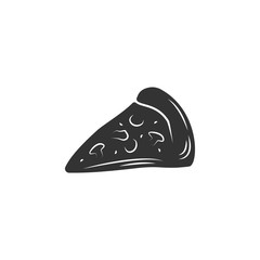 Pizza icon. Simple element illustration. Pizza symbol design template. Can be used for web and mobile
