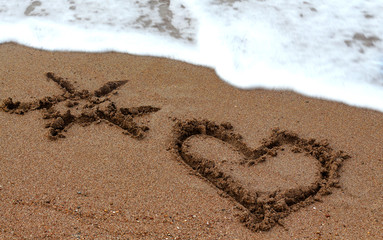  summer sun beach heart emotional feelings