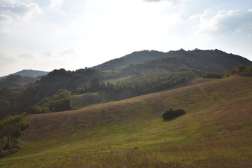 Obraz premium Paesaggi , monti e nuvole 