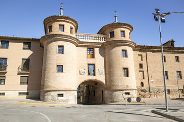Puerta de Terrer entrance gate, Calatayud city, Province of Zaragoza, Spain