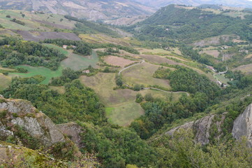 Fototapeta premium Paesaggi , monti e nuvole 