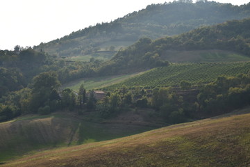 Paesaggi , monti e nuvole 