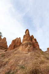 Fototapeta premium Sand pyramid near Foca town