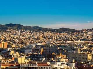 Fototapeta premium Barcelona cityscape, Spain