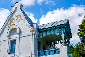 House of russian surgeon S.P. Fyodorov, in manor Vorobyovo 1898 – 1904. Architects - Lev Kekushev and G. Svenson. Kaluzhskaya oblast region, Russia