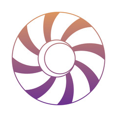 candy icon over white background, colorful design. vector illustration