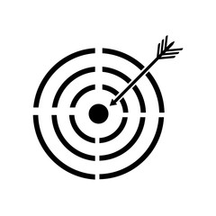 target icon isolated on white background