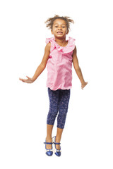 Portrait of pretty African-American little girl