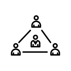 coorperation isolated on white background