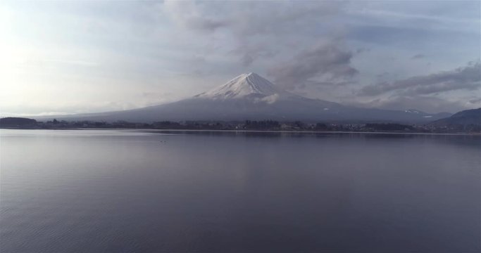 Mount Fuji aerial view 6