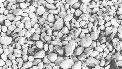 Stones and pebbles negative color
