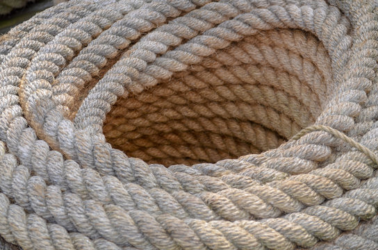 Coiled Ship Rope