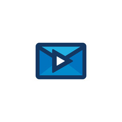 Video Mail Logo Icon Design