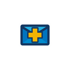 Medical Mail Logo Icon Design