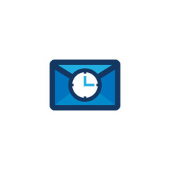 Time Mail Logo Icon Design