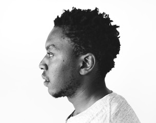 Obraz premium African ethnicity man portrait shoot in a studio