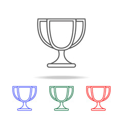 cup icon. Elements of education multi colored icons. Premium quality graphic design icon. Simple icon for websites, web design, mobile app, info graphics