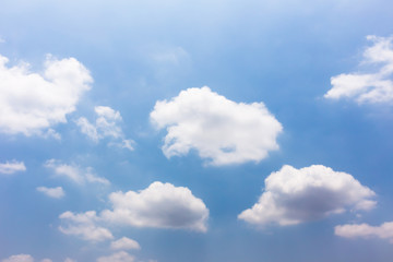 Fototapeta na wymiar Blue sky with clouds background