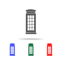 telephone booth of England icon. Elements of United Kingdom multi colored icons. Premium quality graphic design icon. Simple icon for websites, web design, mobile app