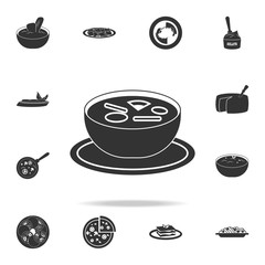 italian soup icon. Detailed set of italian foods illustrations. Premium quality graphic design icon. One of the collection icons for websites; web design; mobile app