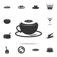 cappuccino icon. Detailed set of italian foods illustrations. Premium quality graphic design icon. One of the collection icons for websites; web design; mobile app
